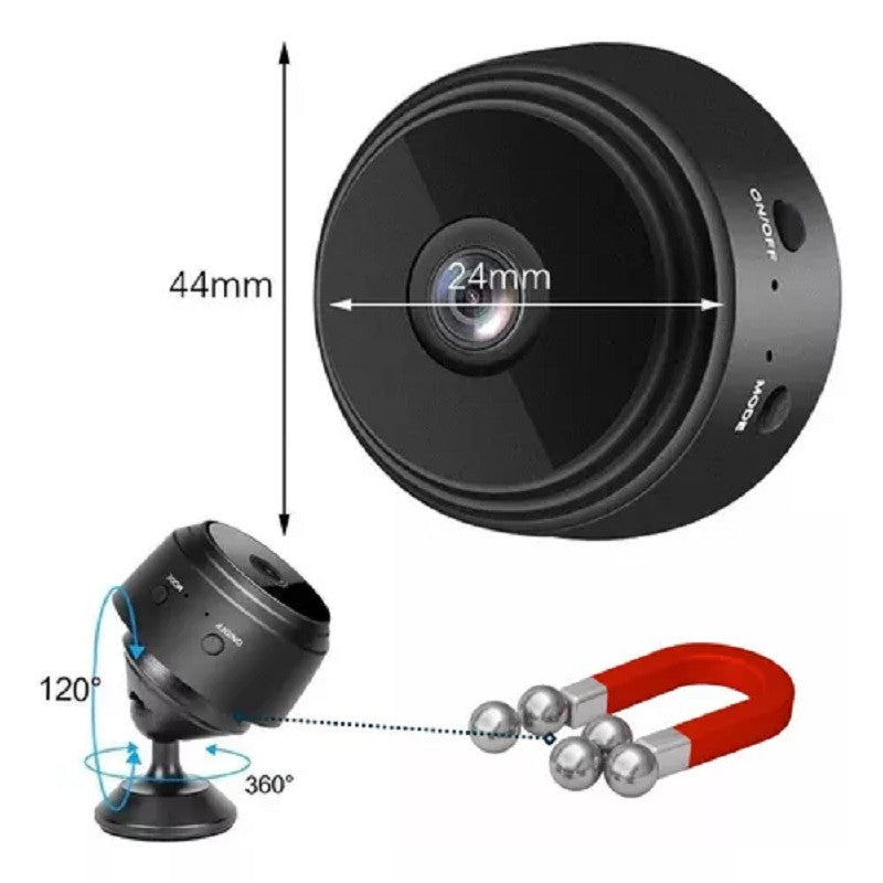 Mini Camara Wifi Ip Microfono Espia A9